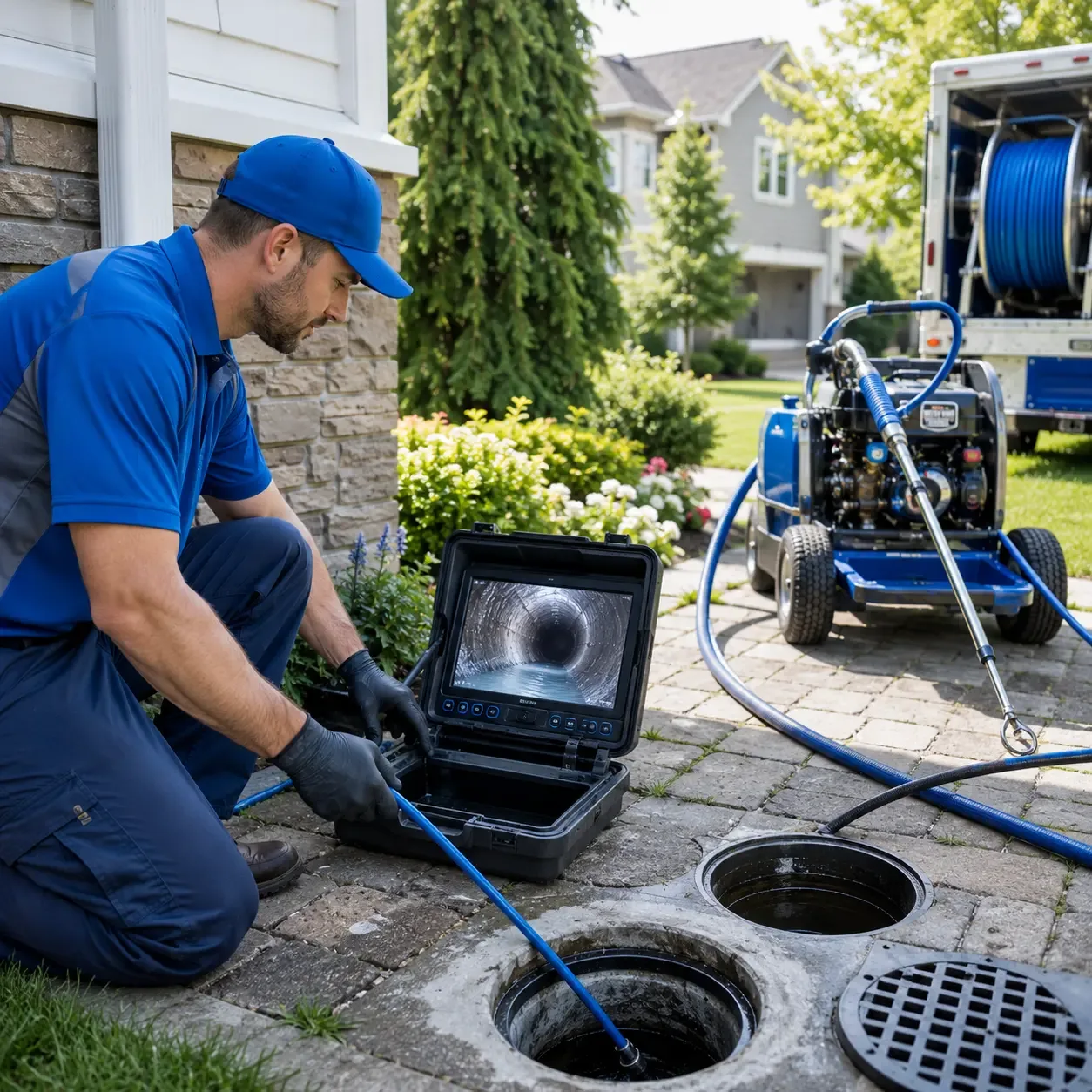 Outdoor drain cleaning professionals serving Cobalt, CT